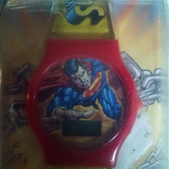 Vintage Rare Super Man Watch